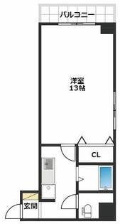 いわき6番館【2階】の間取り