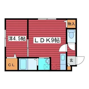 ロコベルソ月寒東【3階】の間取り