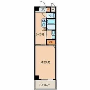 オレンジハウス(上六名)【3階】の間取り