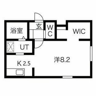 WOSS(ウォズ)【101号室】の間取り