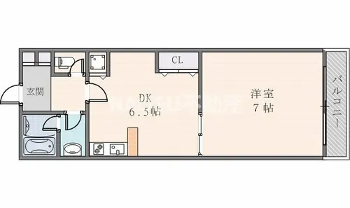くすのき城オズ【102号室】の間取り
