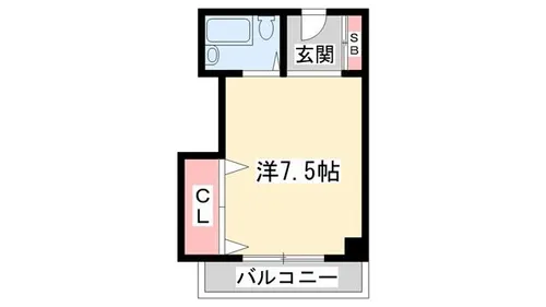 アレッタ西脇【302号室】の間取り