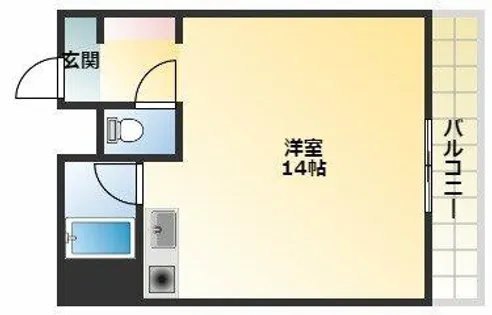 ドミール喜連【4階】の間取り