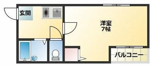 コーポ泰山【303号室】の間取り