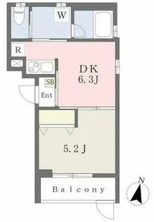 Shino王居殿【3階】の間取り