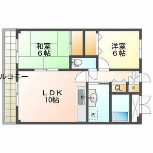 パストラルコート【1階】の間取り