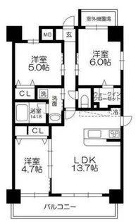 ソルグランデ【3階】の間取り