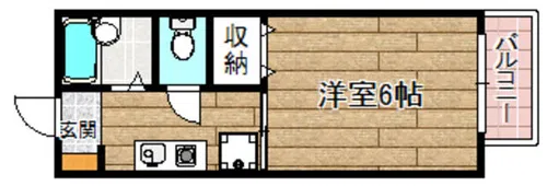 アクセス【1階】の間取り