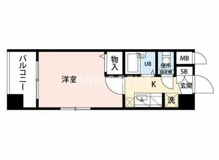 グレースメゾン六本松【4階】の間取り