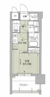 グランフォーレ博多ウォーターフロント【12階】の間取り