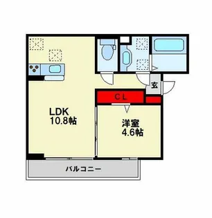 D-ROOM中原西【1階】の間取り
