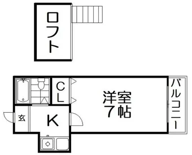ショウロ御殿山【2階】の間取り