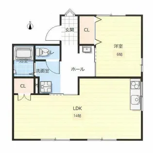 ひばりヶ丘ハイツC棟【205号室】の間取り