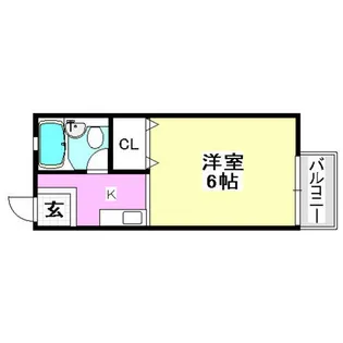 田村ハイツⅡ【1階】の間取り