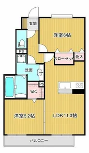 ボヌールメゾン【1階】の間取り