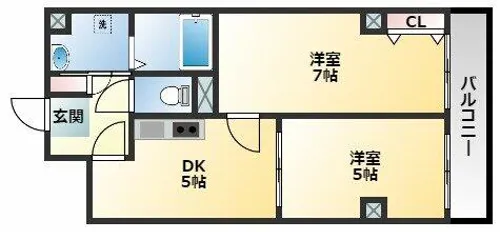 エスポールシバタ【301号室】の間取り