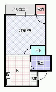 フリーディオ春日町【3階】の間取り
