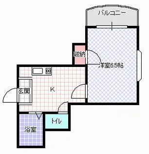 ヴォーグシャトー【203号室】の間取り