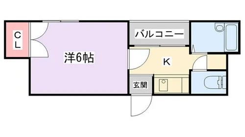 ヴォーグシャトー【203号室】の間取り
