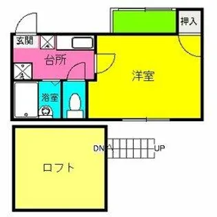 リファイン姪浜【1階】の間取り