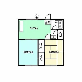 ハイツコシマエA棟【207号室】の間取り