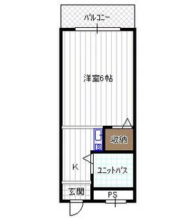 アスコットレジデンス【404号室】の間取り