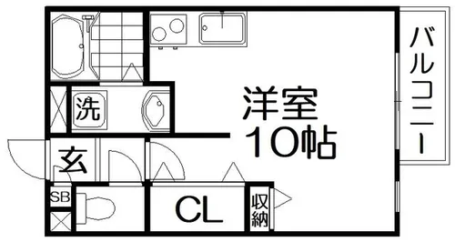 第2北松川【2階】の間取り