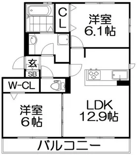 リヴィエールM&Y【3階】の間取り