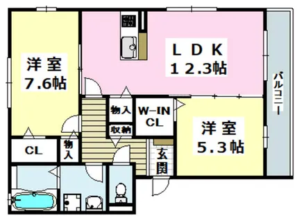 アーバンヒルズ【306号室】の間取り