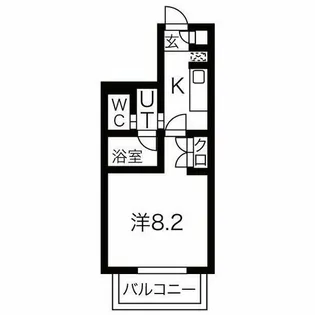シティライフ今池【6階】の間取り