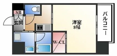 CELE STATION【3階】の間取り