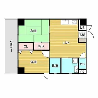 Crescent【5階】の間取り
