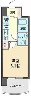 セレニテ梅田北グランデ【6階】の間取り