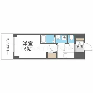 ARCOBALENO OSAKA FUSE【4階】の間取り