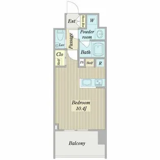 メルカーサ泉【3階】の間取り