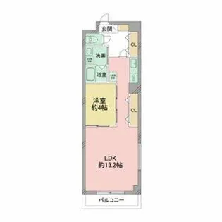 パークサイト泉【9階】の間取り