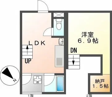 Azzurri池下【3階】の間取り