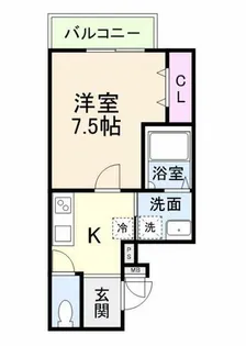 フジパレス初芝駅南イースト【2階】の間取り