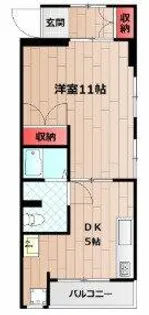 コーポ寿【3階】の間取り