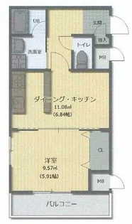 AMETHYST STAGE【2階】の間取り