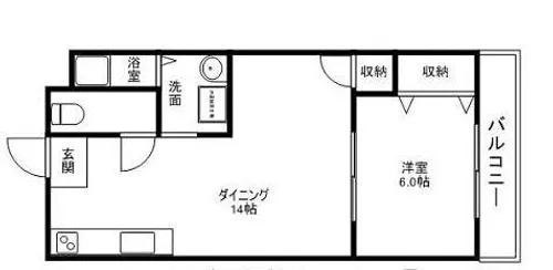 ジュエル壱番館【1階】の間取り