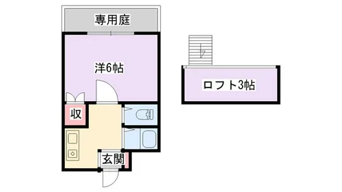 フラワーハイツ【202号室】の間取り