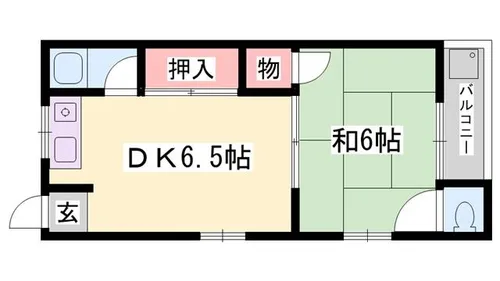 たくみ荘【7号室】の間取り