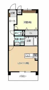 ホームクラルス【3階】の間取り