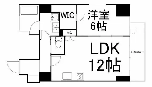プレディアコート本町【8階】の間取り