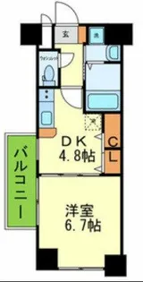 大阪府大阪市西区土佐堀1丁目【マンション】の間取り