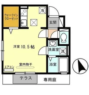 エストドミール【1階】の間取り