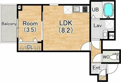 (仮称)ジーメゾン一宮天王ルクセルク【1階】の間取り