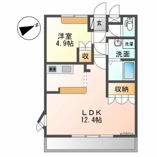 YOUコーポ【2階】の間取り
