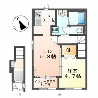 エテルネル8【2階】の間取り